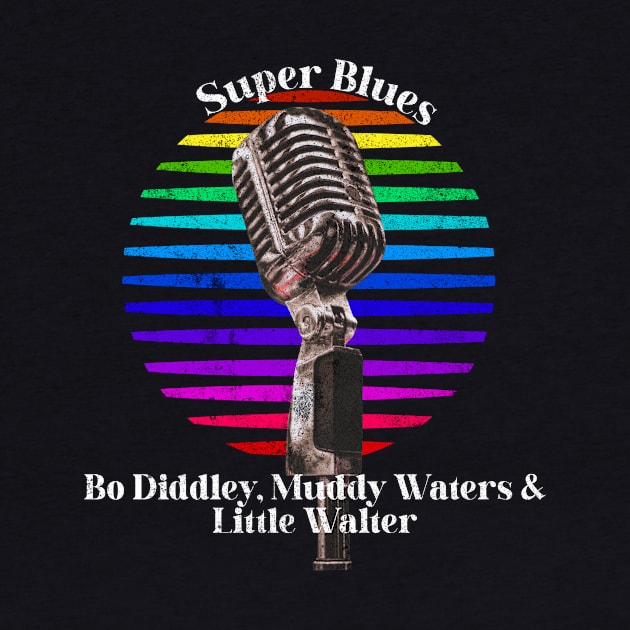 Bo Diddley, Muddy Waters & Little Walter Super Blues by silvia_art